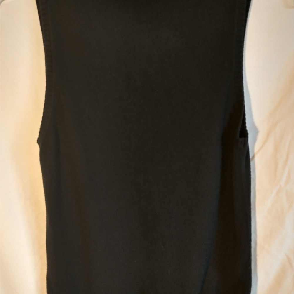 Tommy Hilfiger Black Sweater Vest Size M - Picture 2 of 2